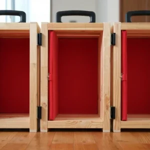 Cushioned Crates with Dividers